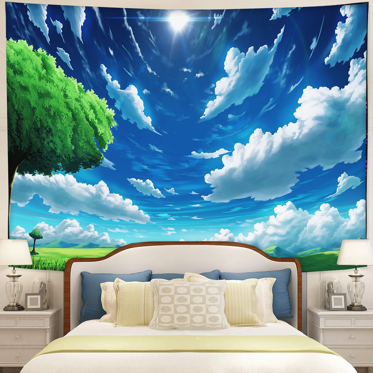 Anime Sky Tapestry Room Decor