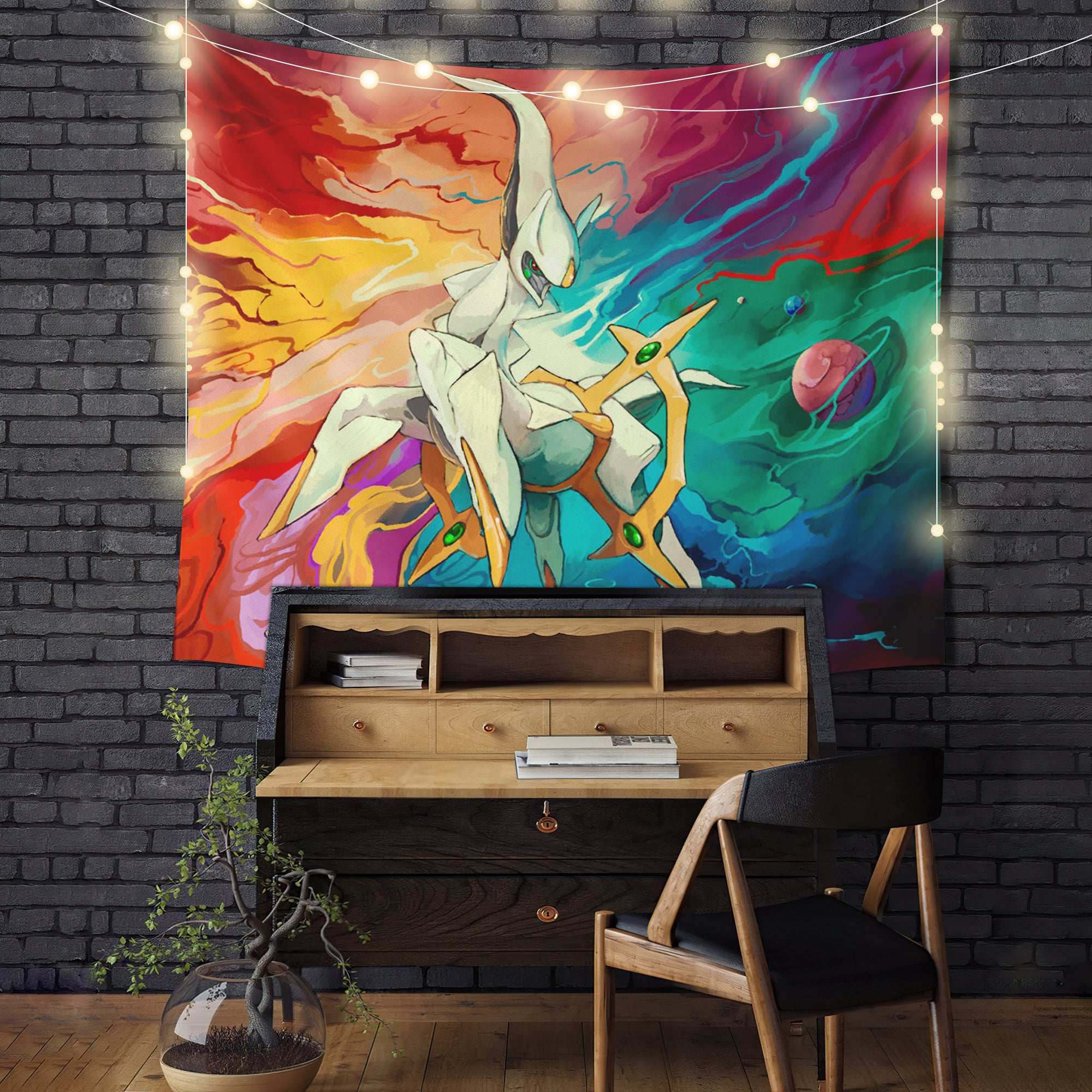Arceus Pokemon Redux Tapestry Room Decor