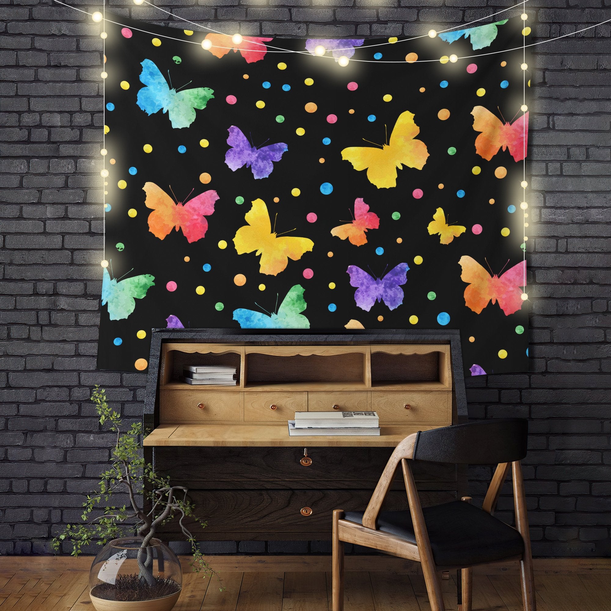 Butterfly Tapestry Room Decor