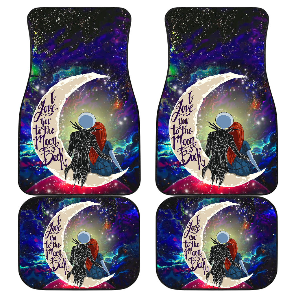 Jack And Sally Nightmare Before Christmas Love You To The Moon Galaxy Car Mats