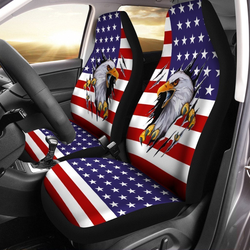 American Bald Eagle Car Seat Covers