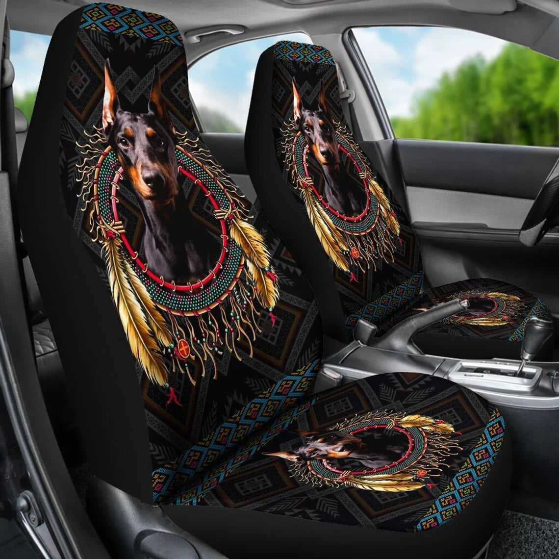 Awesome Doberman Custom Car Seat Covers
