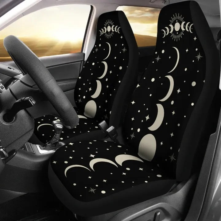 Witchy Moon Phases Car Seat Covers