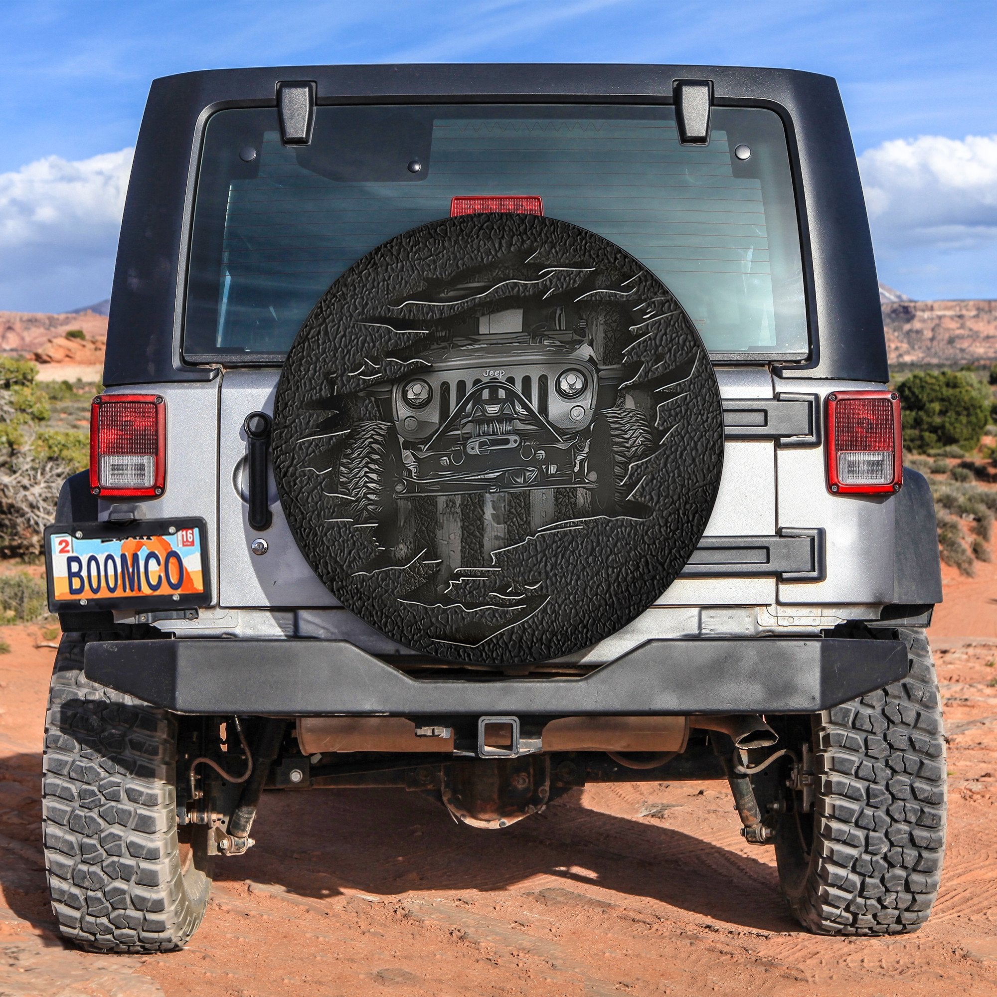 Jeep Inside Jeep Car Spare Tire Covers Gift For Campers Nearkii