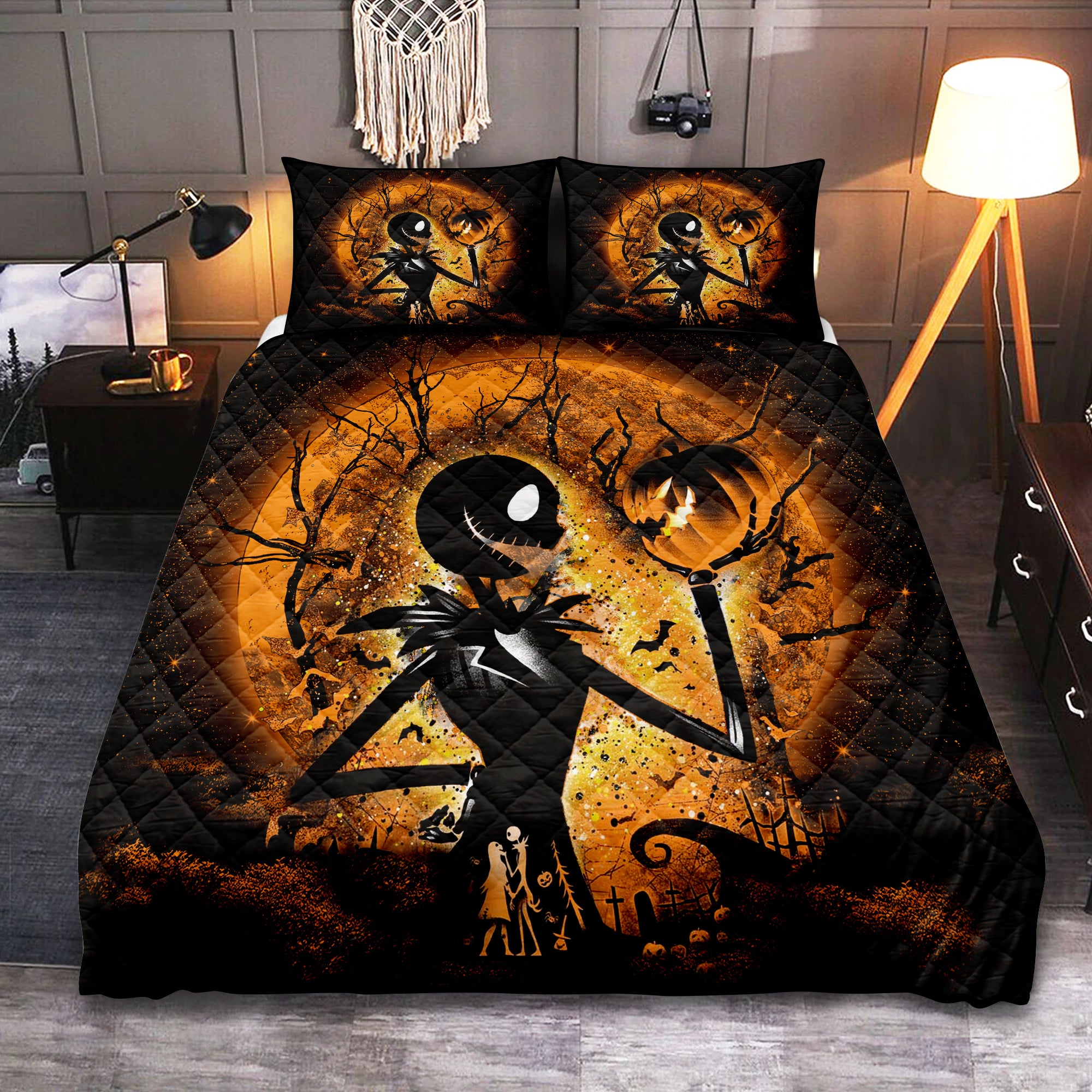 Christmas Moonlight Quilt Bed Sets 