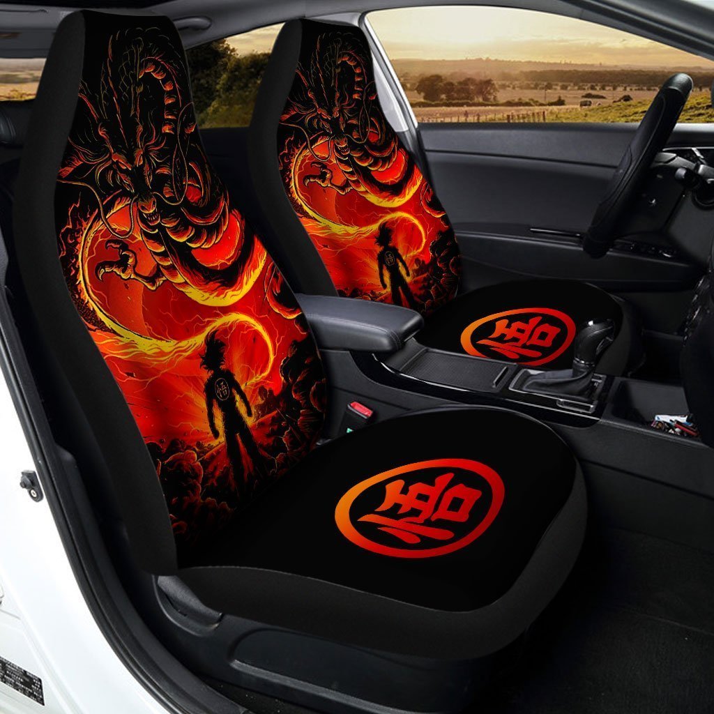 Goku And Shenron Dragon Ball Car Seat Covers