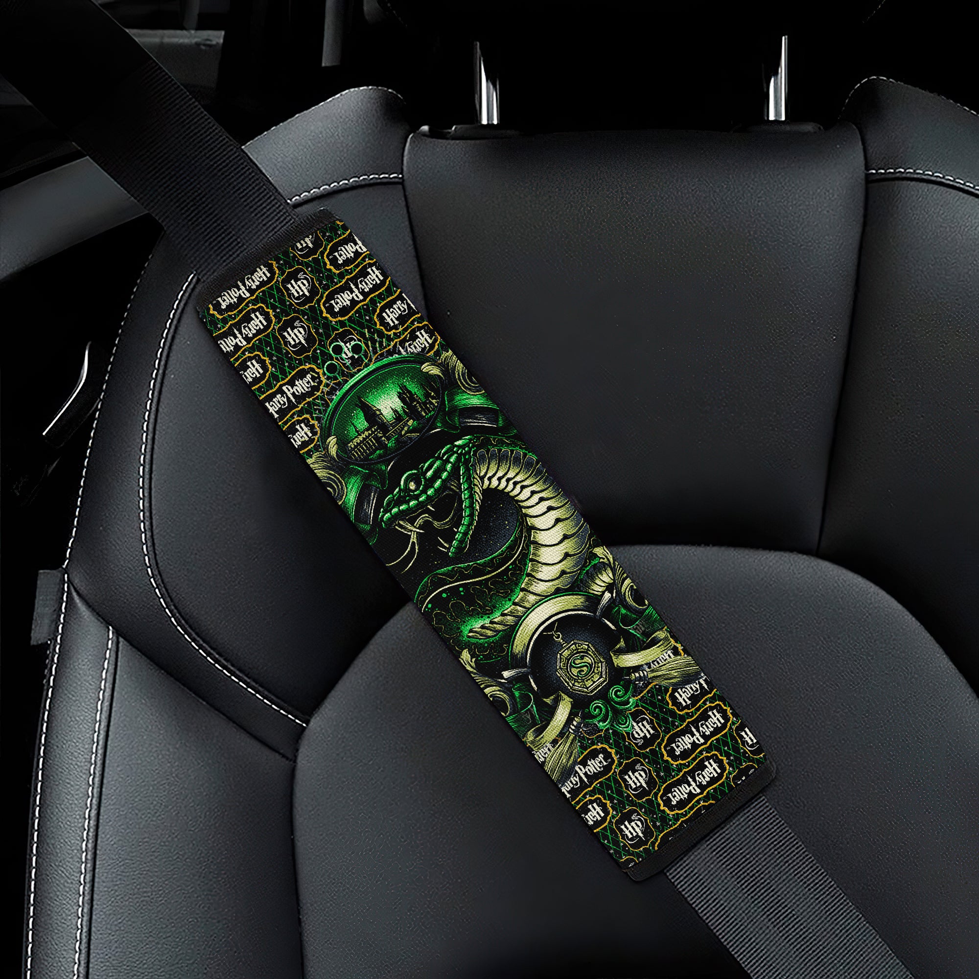 Harry Potter Slytherin Car Seat Belt Covers File