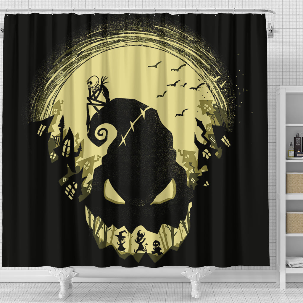 Nightmare Before Christmas Shower Curtain Nearkii