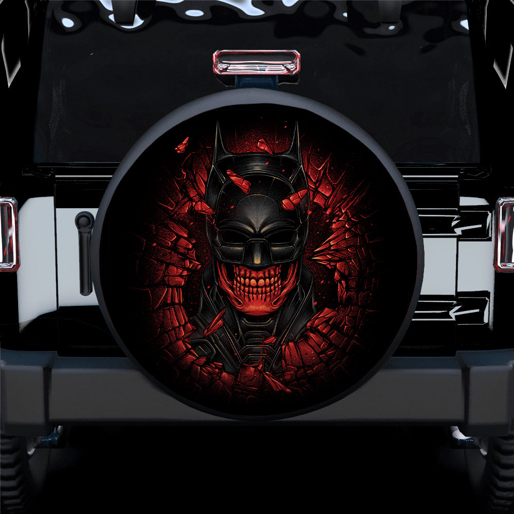 Batman Skull Car Spare Tire Covers Gift For Campers Nearkii