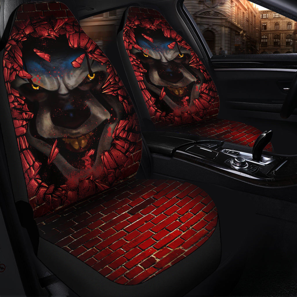 Pennywise Horror Break Wall Car Seat Covers Nearkii