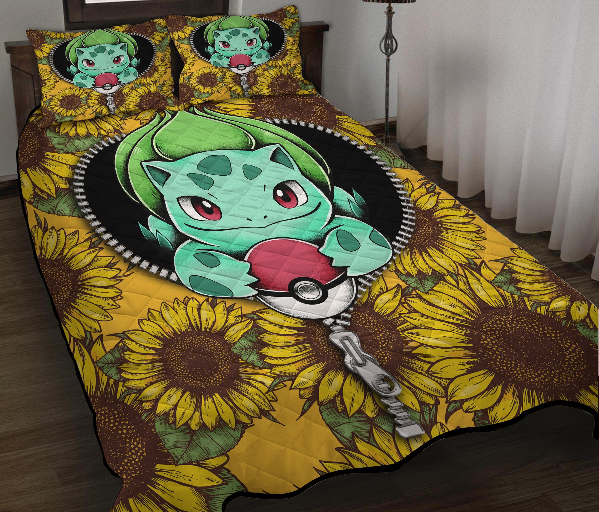 bulbasaur plush sunflower