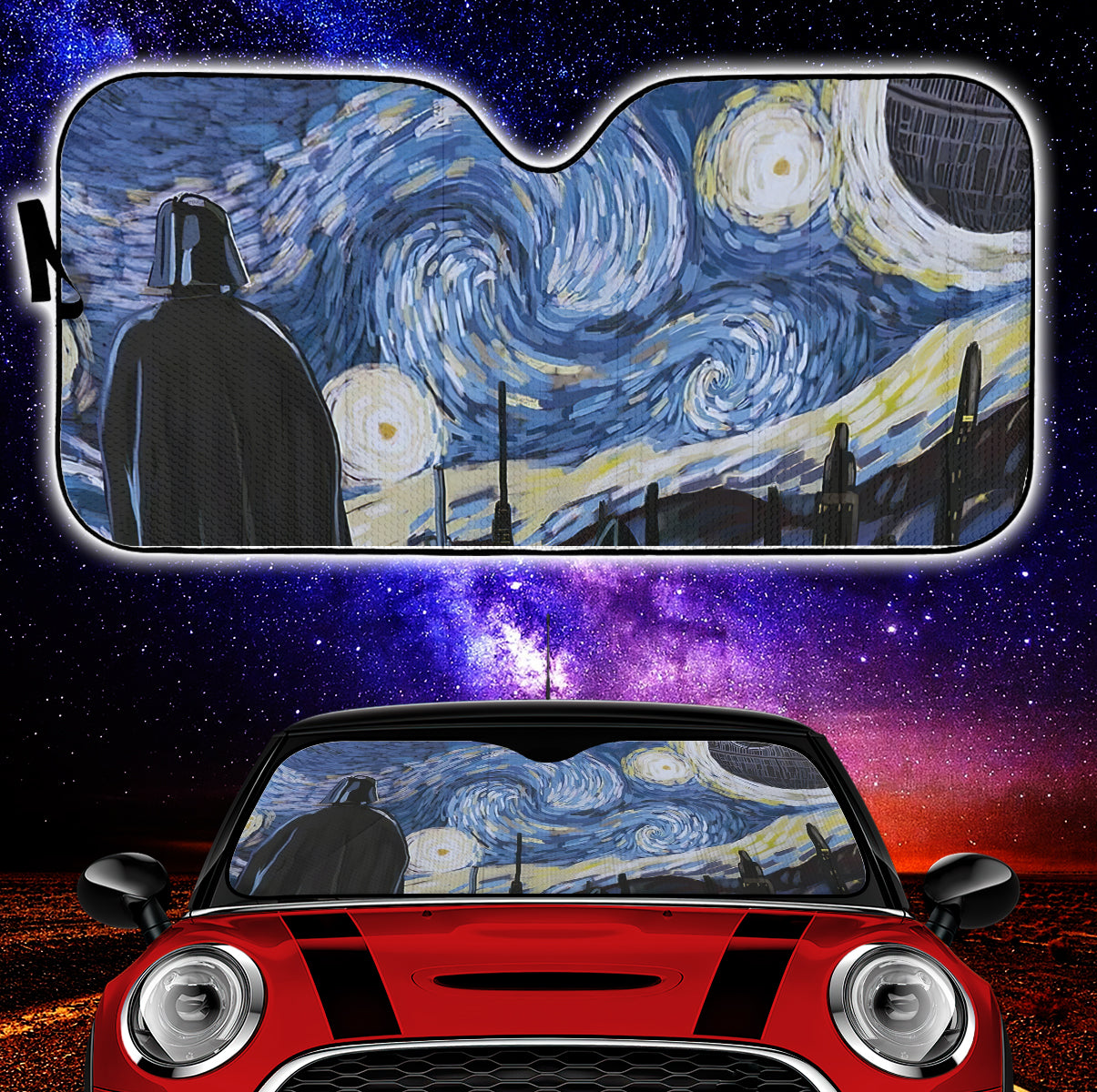 Darth Vader Starry Night Car Auto Sunshades Nearkii