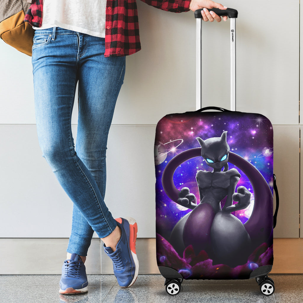 Mewtwo Galaxy Pokemon Luggage Cover Suitcase Protector Nearkii