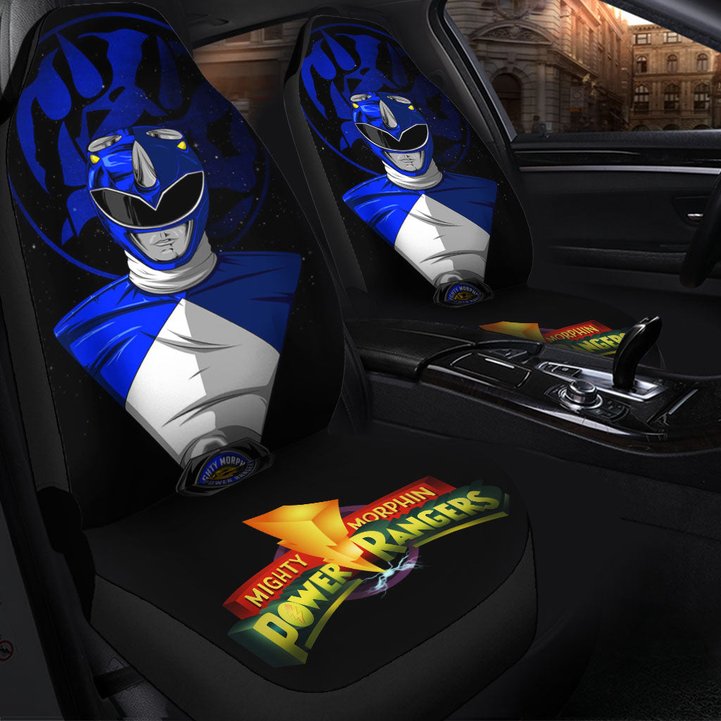 Blue New Mighty Morphin Power Rangers Premium Custom Car Seat Covers Decor Protectors Nearkii