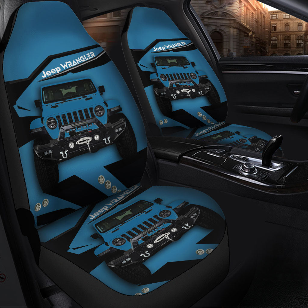 Jeep Blue Premium Custom Car Seat Covers Decor Protectors Nearkii
