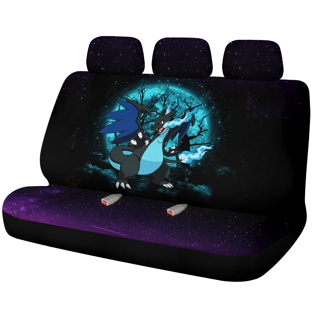 Charizard Mega X Pokemon Moonlight Galaxy Premium Custom Car Back Seat ...