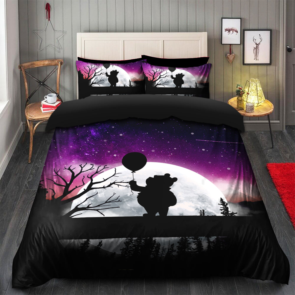 Pooh Moon Night Bedding Set Duvet Cover 