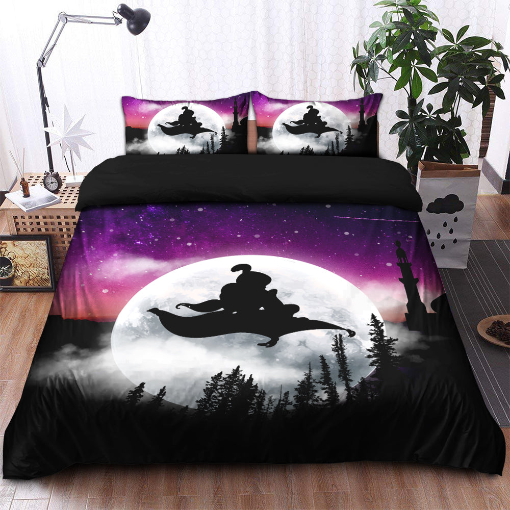 Aladin Moon Night Bedding Set Duvet Cover And 2 Pillowcases Nearkii