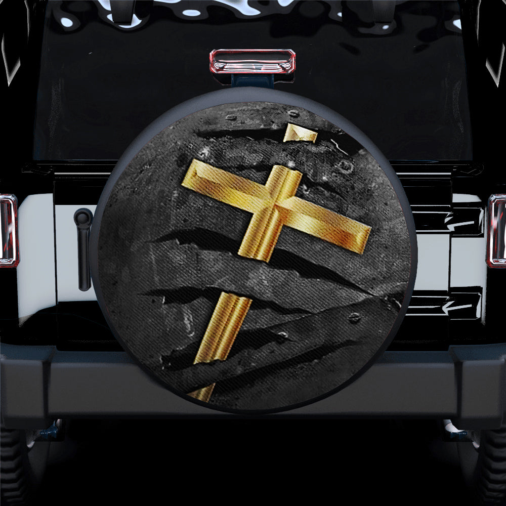 Cross Faith Car Spare Tire Covers Gift For Campers Nearkii