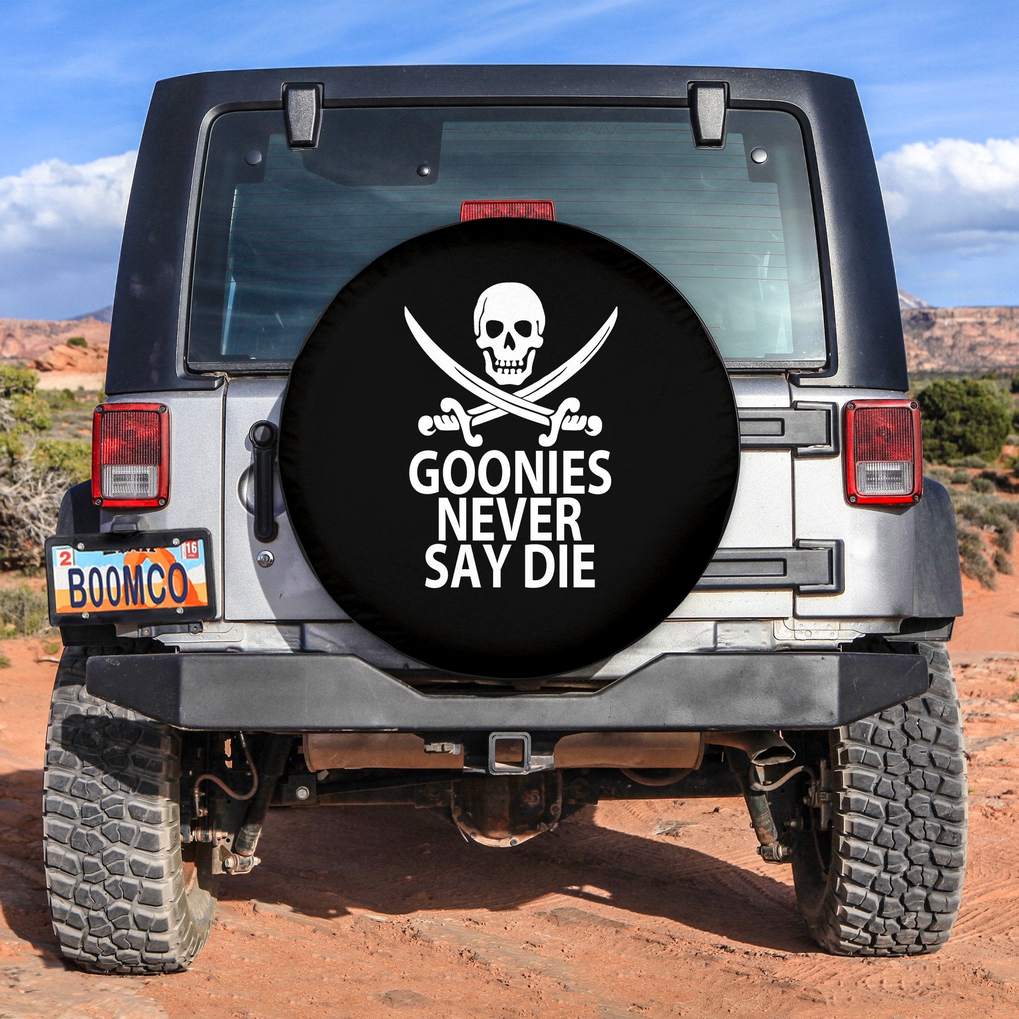 Goonies Never Say Die Funny Spare Tire Covers Gift For Campers Nearkii