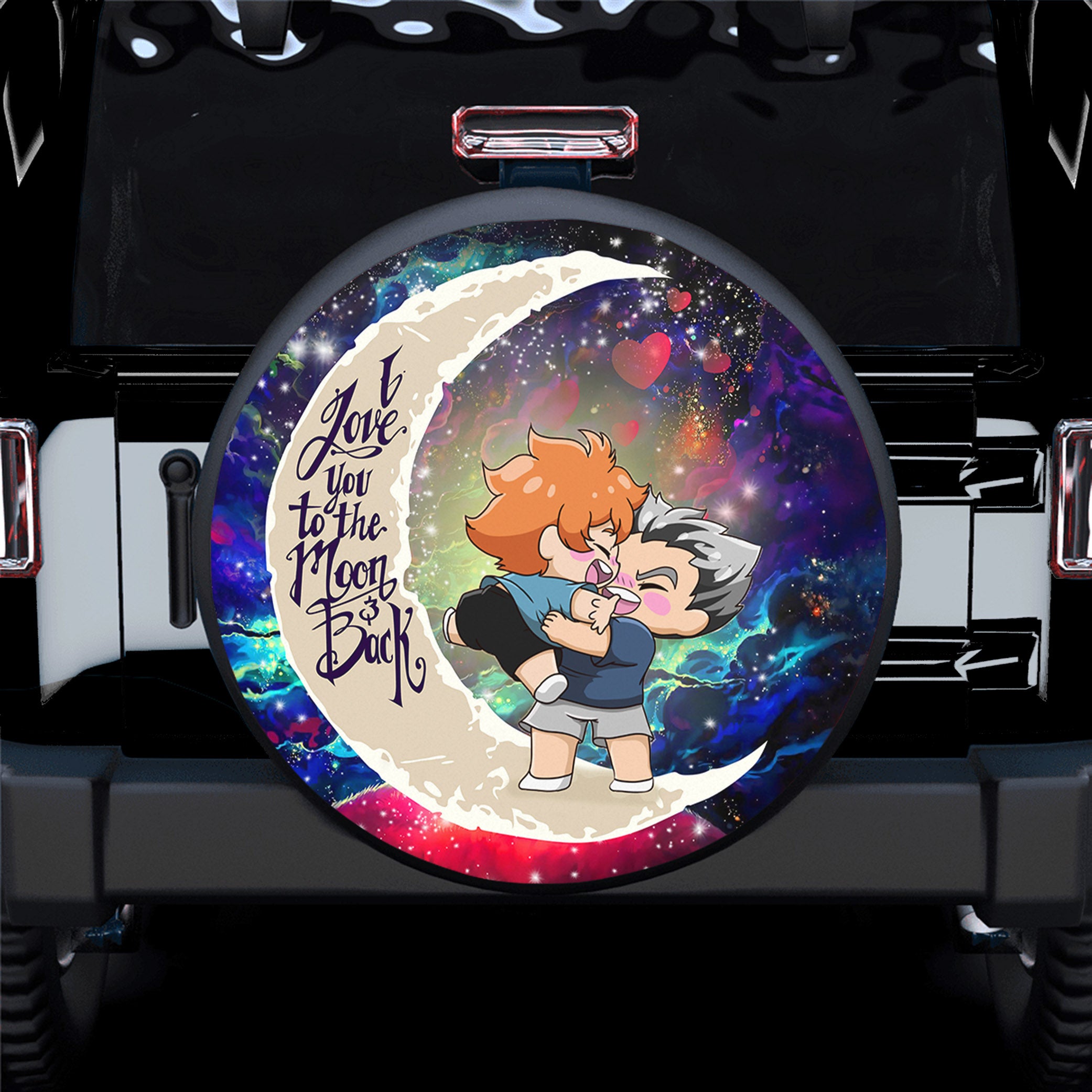Bokuhina Love You To The Moon Galaxy Spare Tire Covers Gift For Campers Nearkii