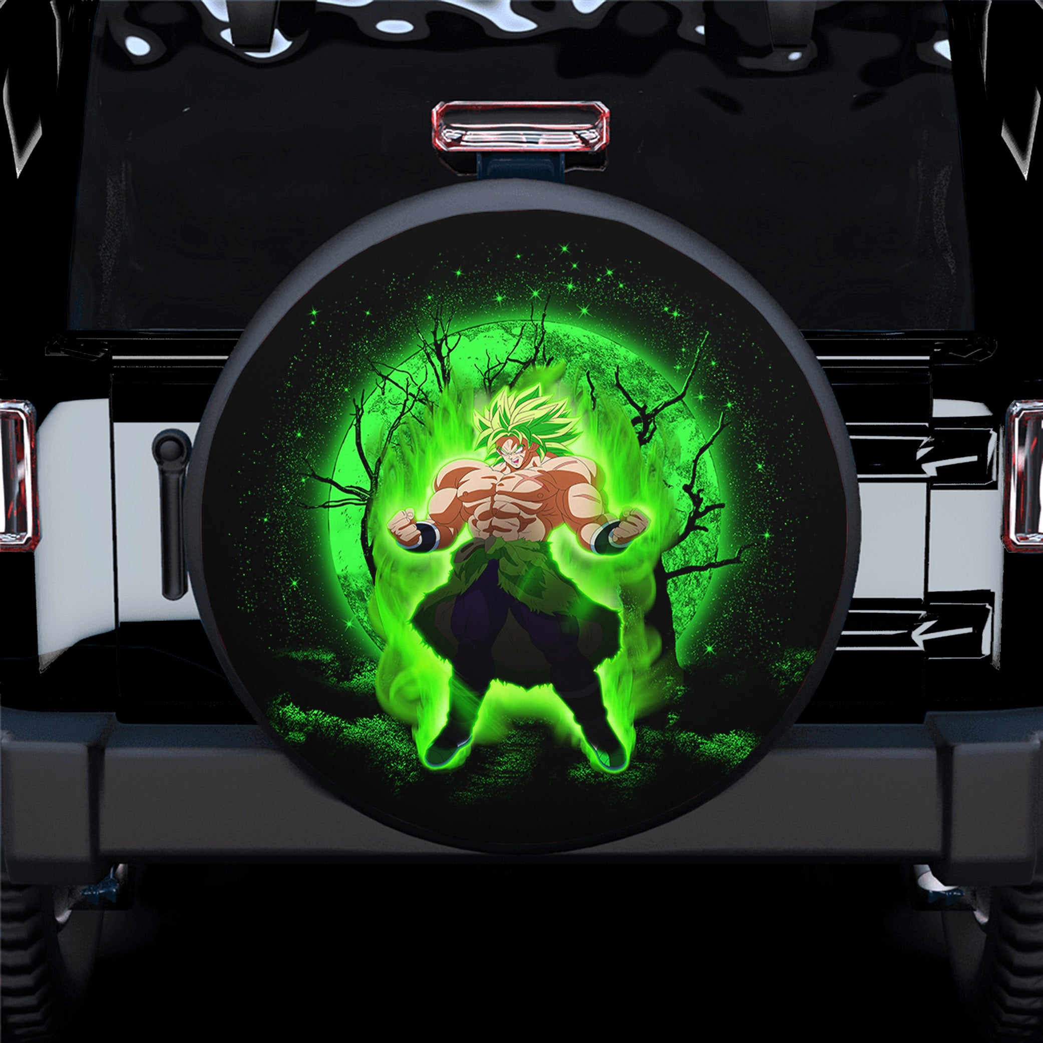 Broly Moonlight Spare Tire Cover Gift For Campers Nearkii