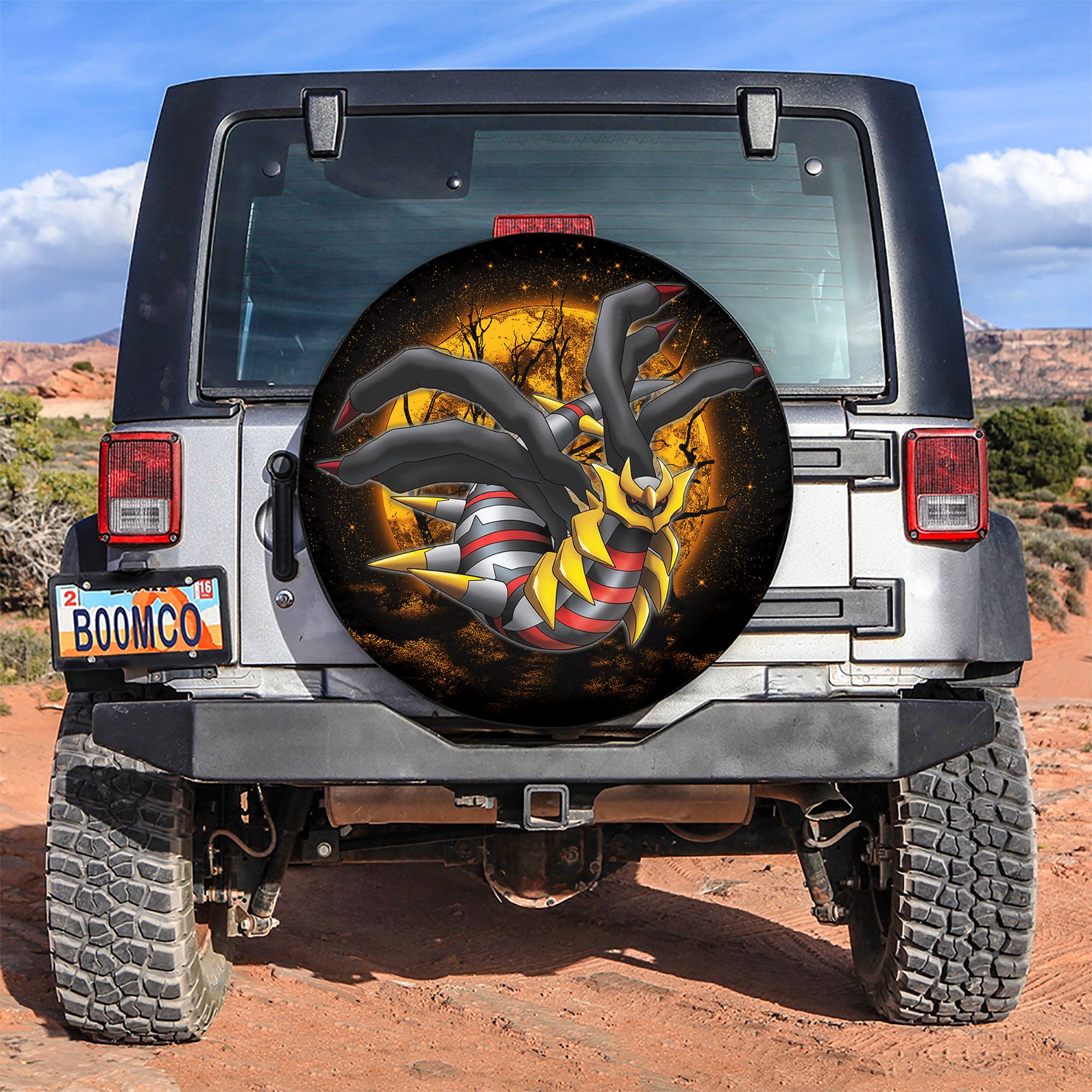 Giratina Pokemon Moonlight Spare Tire Cover Gift For Campers Nearkii