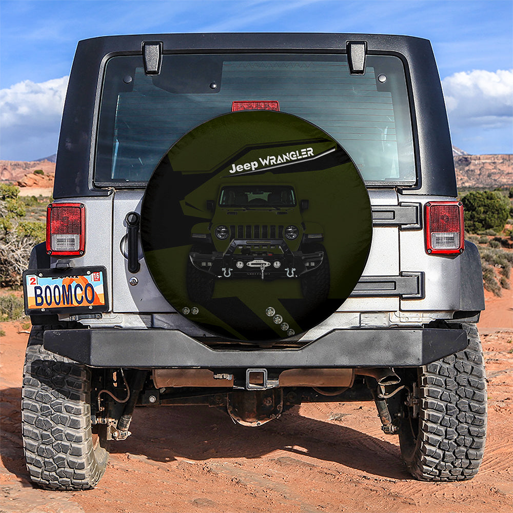 Green Jeep Car Spare Tire Covers Gift For Campers Nearkii