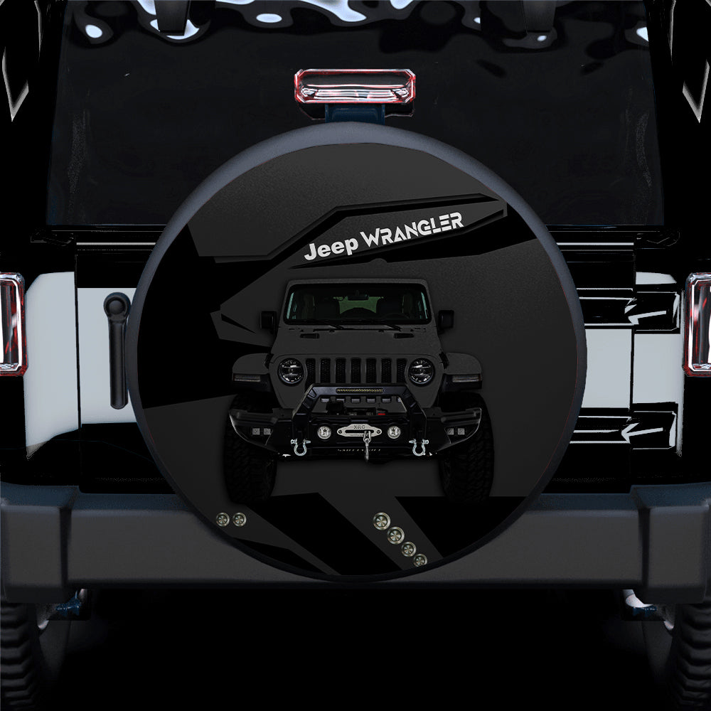 Grey Jeep Car Spare Tire Covers Gift For Campers Nearkii