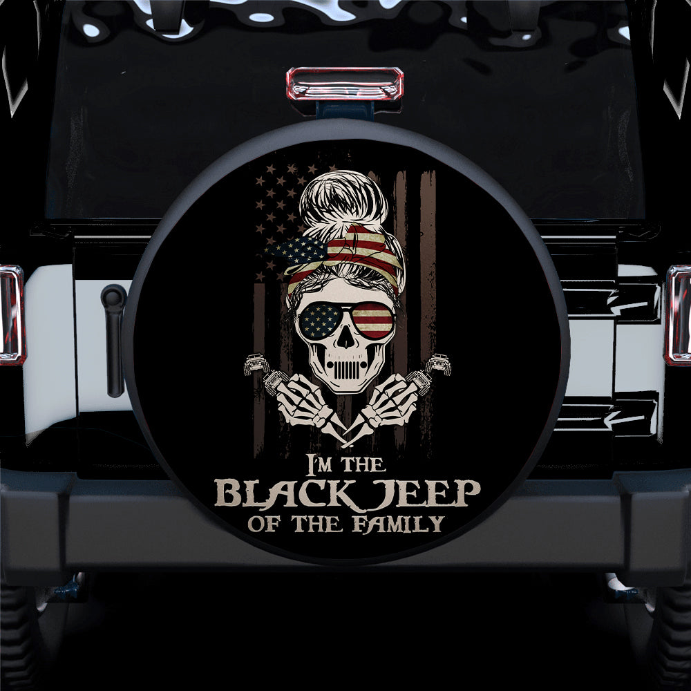 I Am The Black Girl Jeep Of The Family American Car Spare Tire Covers Gift For Campers Nearkii