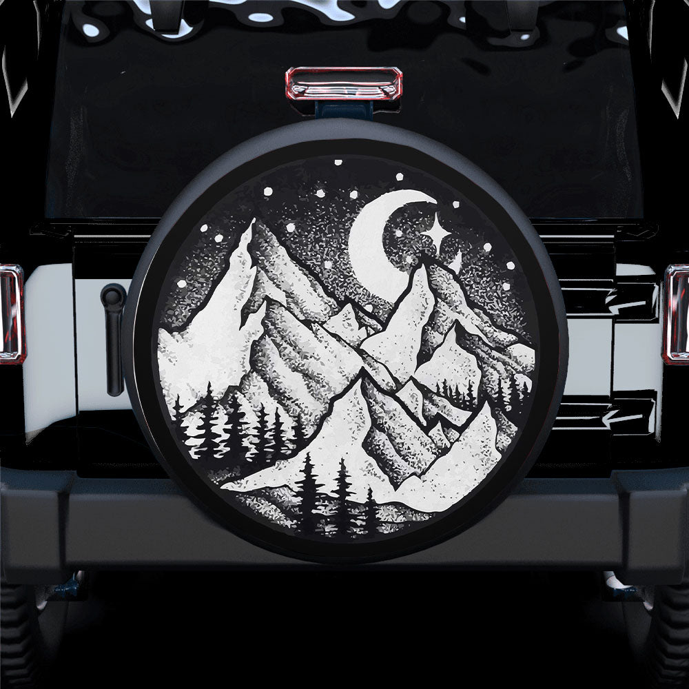 Mountain Views Spare Tire Covers Gift For Campers Nearkii