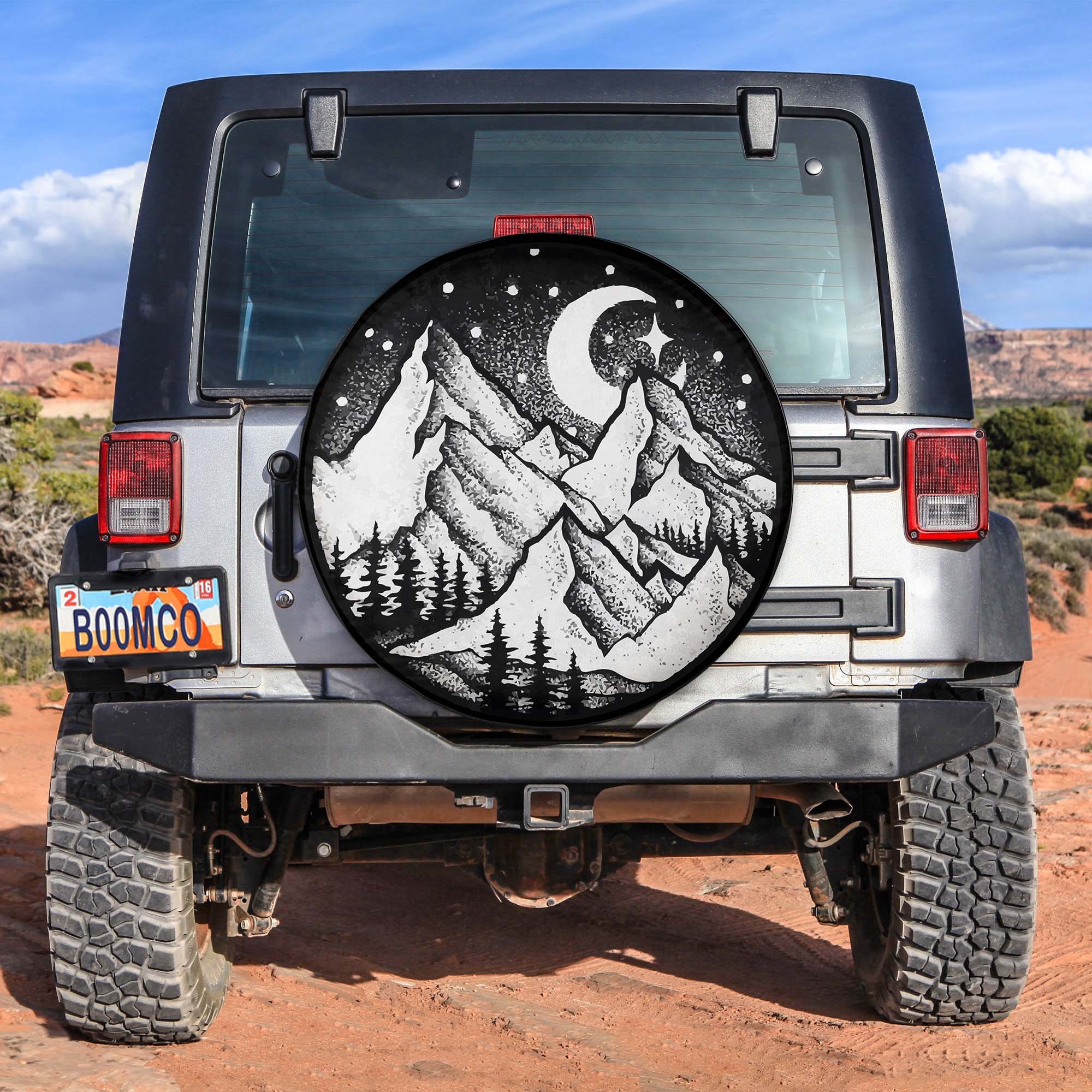 Mountain Views Spare Tire Covers Gift For Campers Nearkii