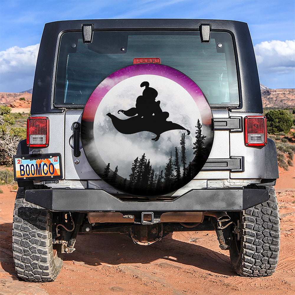 Aladin Moon Night Car Spare Tire Covers Gift For Campers Nearkii
