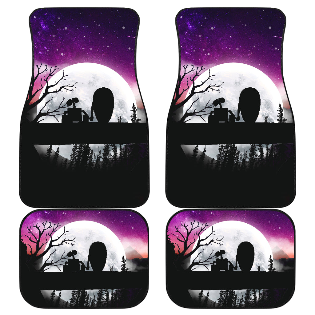 Wall E Moon Night Car Floor Mats Car Accessories Nearkii