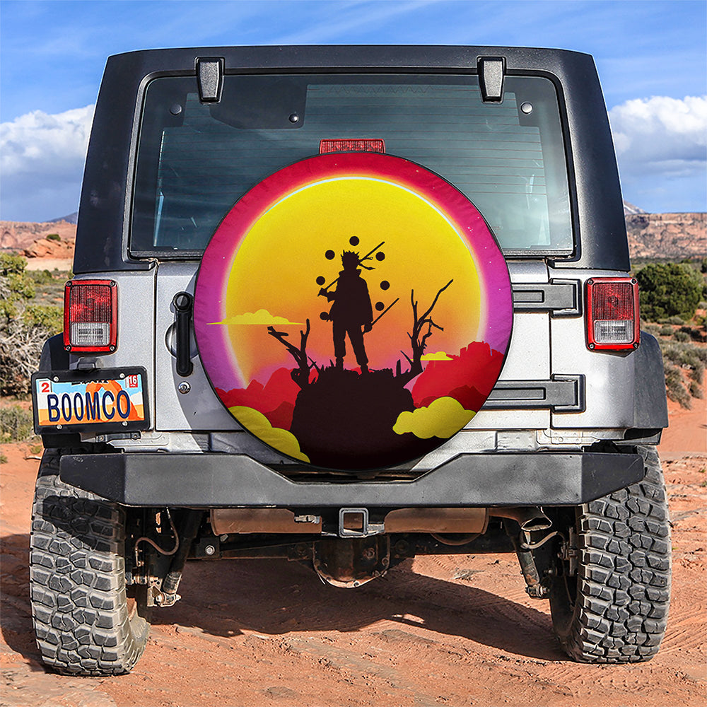 Naruto Sunset Car Spare Tire Covers Gift For Campers Nearkii