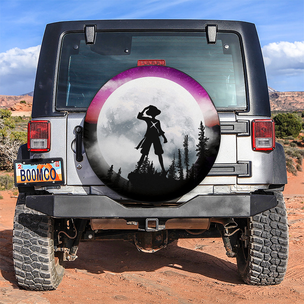 One Piece Moon Night Car Spare Tire Covers Gift For Campers Nearkii