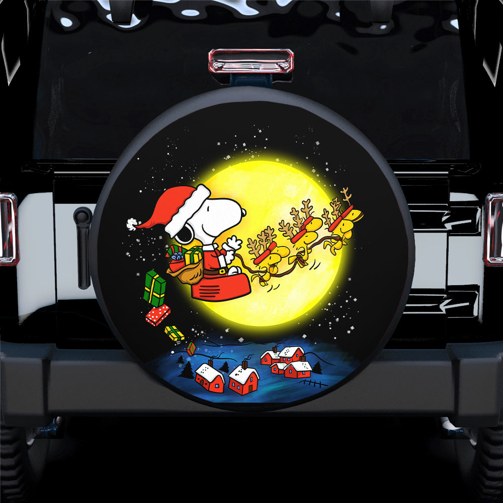 Snoopy Christmas Spare Tire Cover Gift For Campers Nearkii