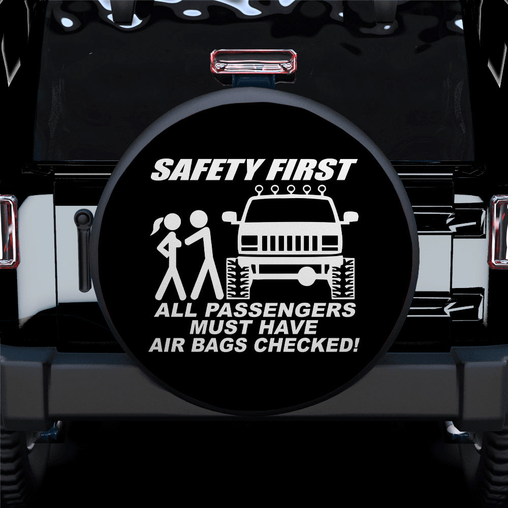 Safety First Funny Couple Jeep Car Spare Tire Covers T For Campers Nearkii