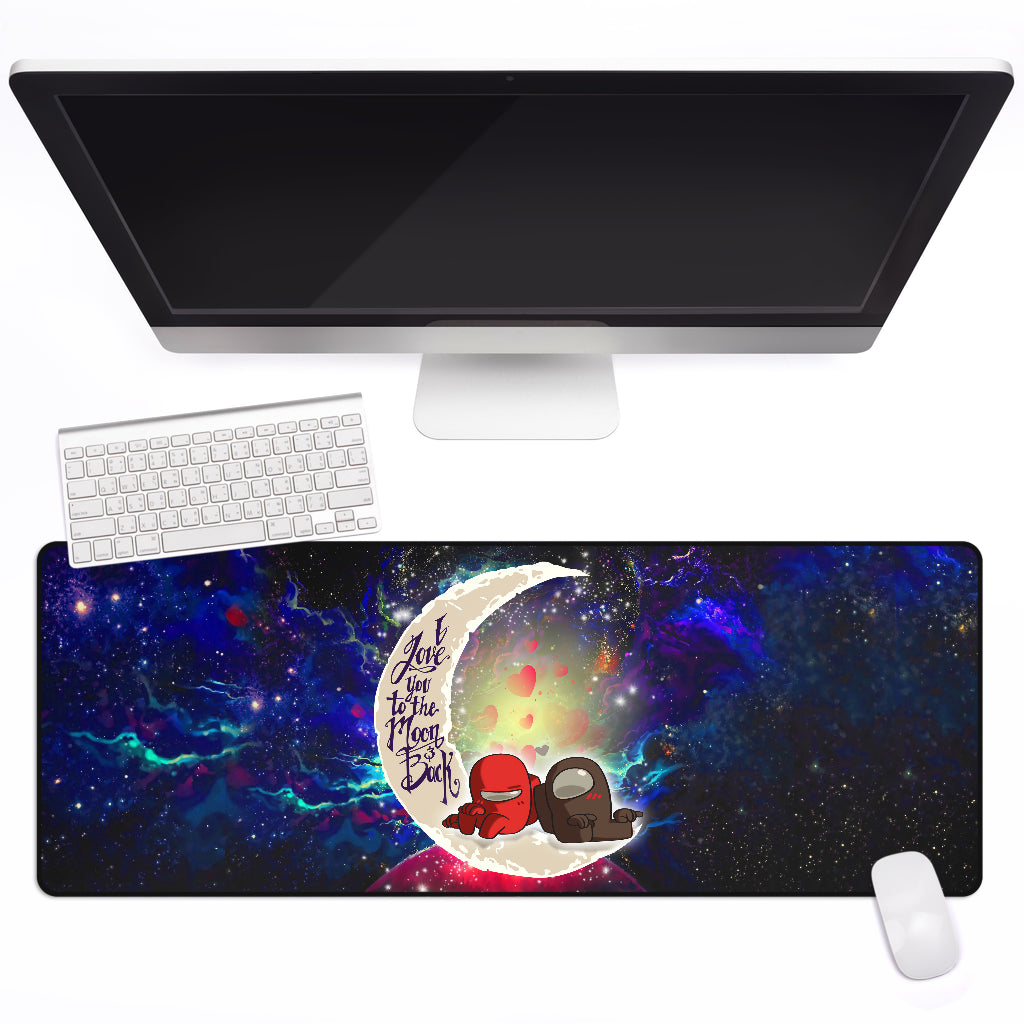 Among Us Love You To The Moon Galaxy Mouse Mat Nearkii
