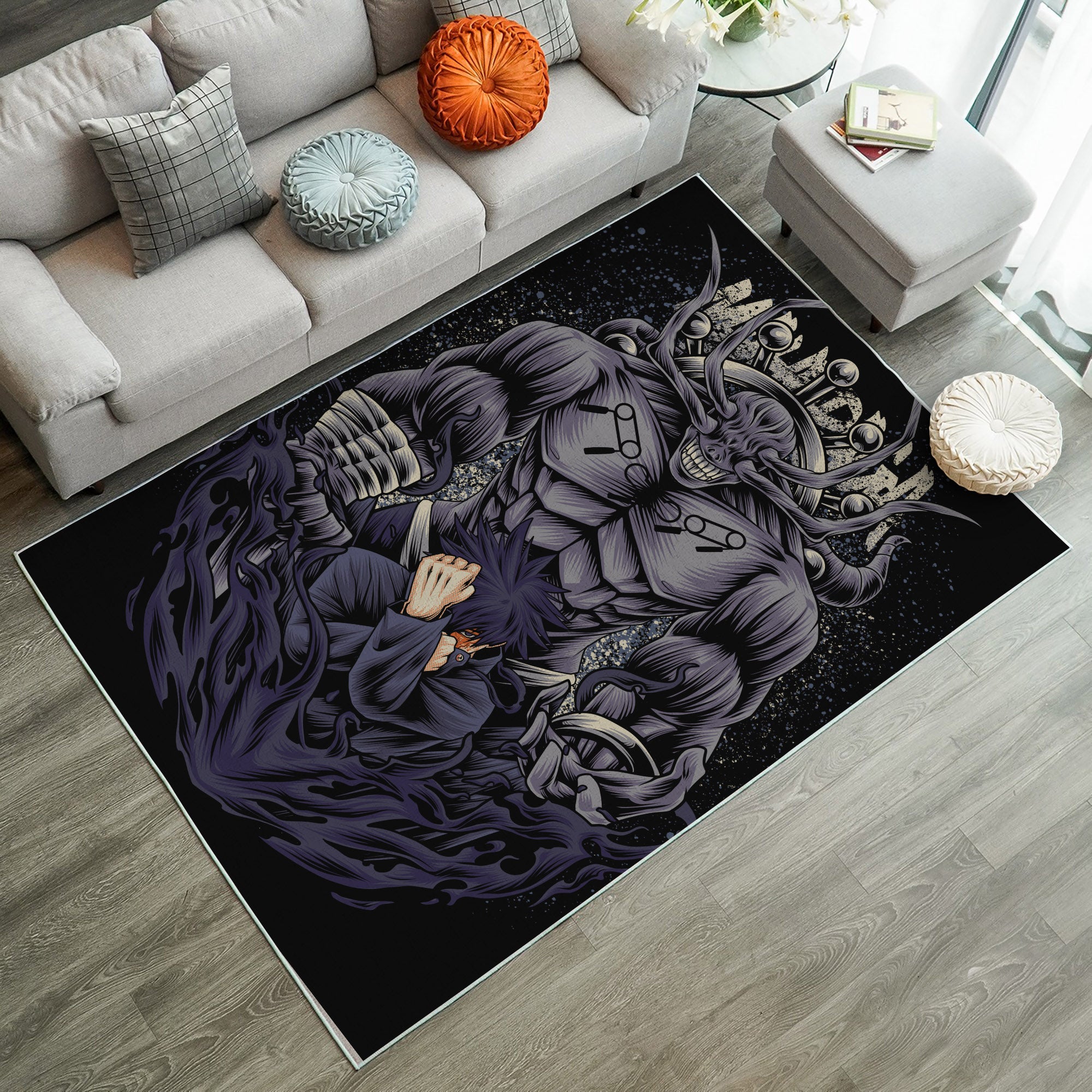 Mahoraga Megumi Jujutsu Kaisen Anime Rug Carpet Rug Home Room Decor