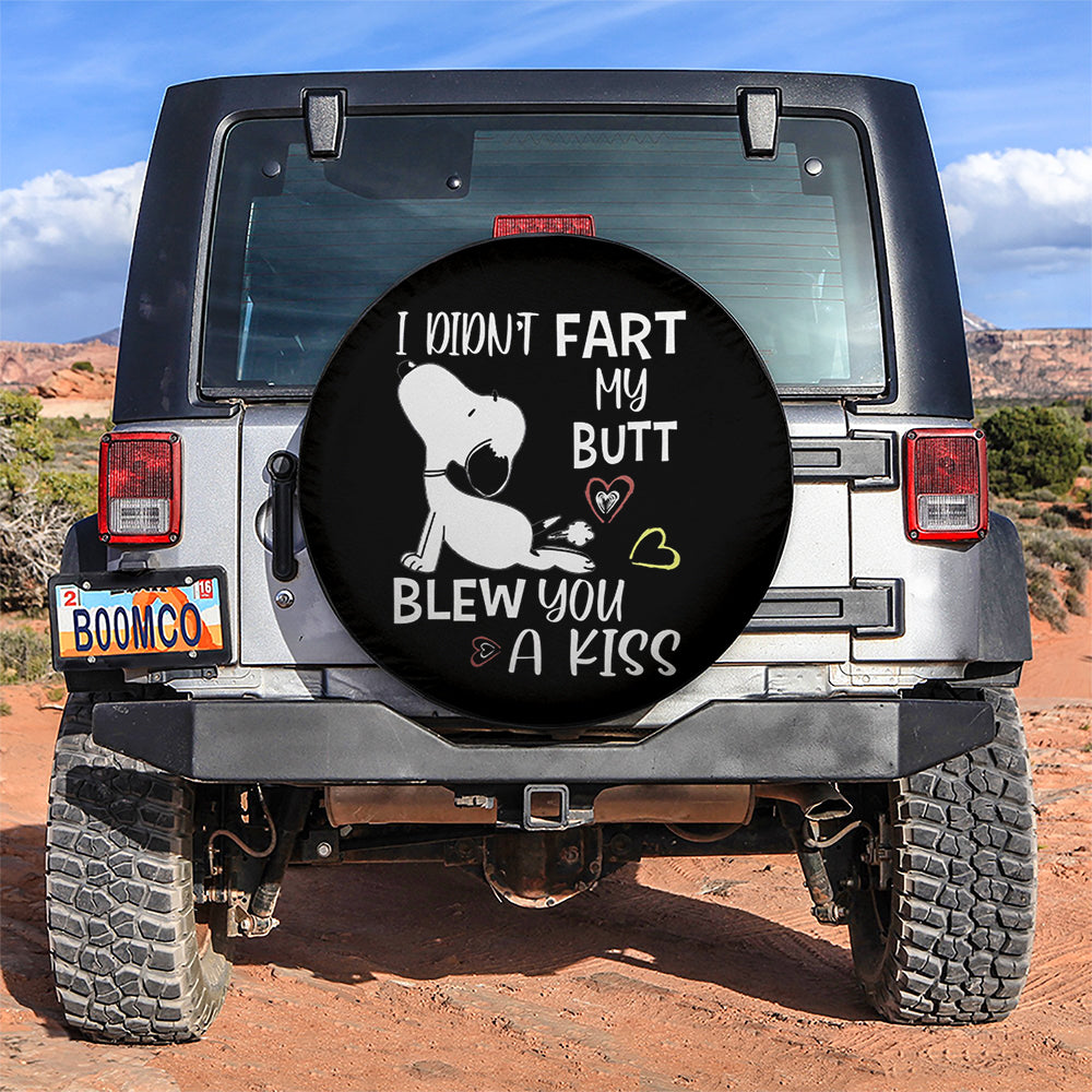 Snoopy Fart Butt Blew You A Kiss Funny Jeep Car Spare Tire Covers Gift For Campers Nearkii