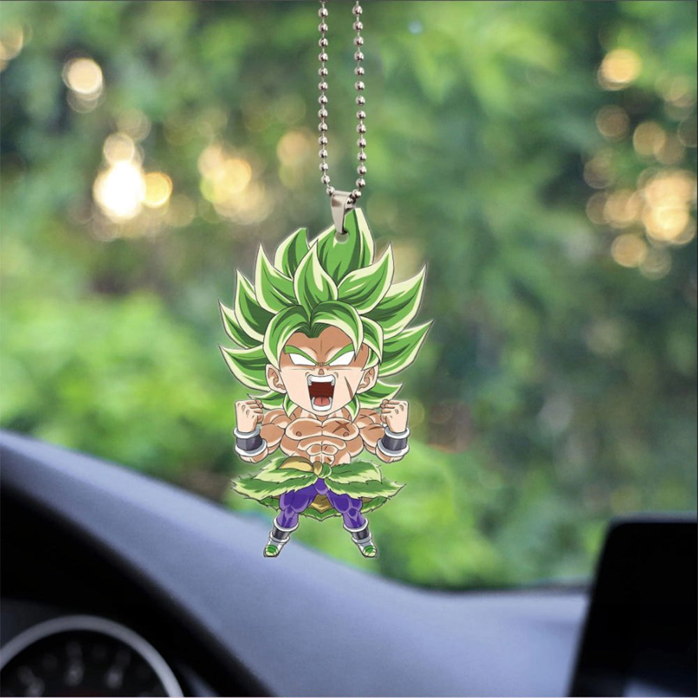 Dragon Ball Anime Broly Car Ornament Custom Car Accessories Decorations Nearkii