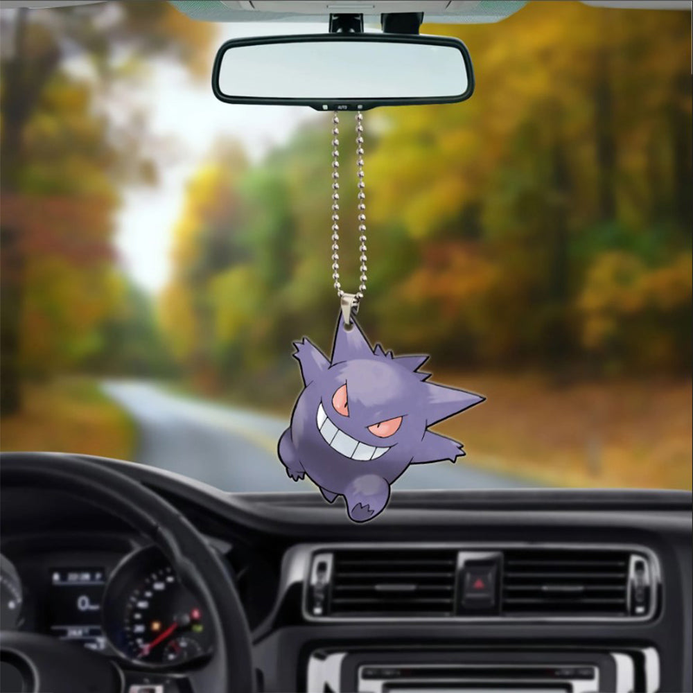 Gengar Pokemon Anime Car Ornament Custom Car Accessories Decorations Nearkii