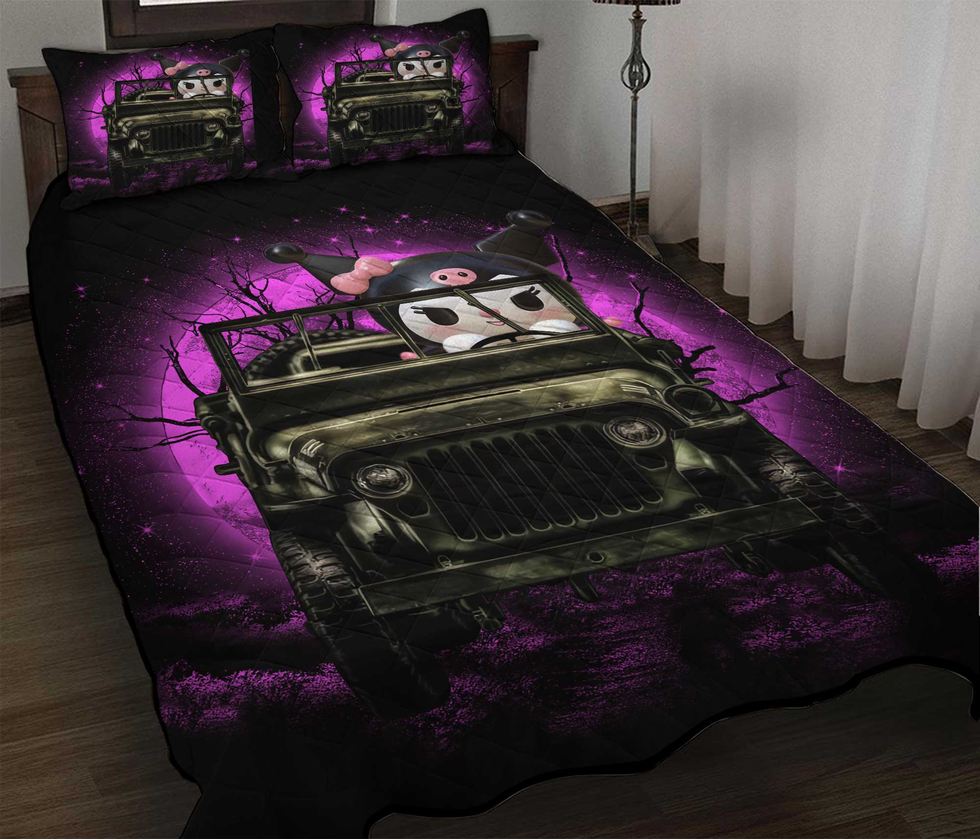 kuromi bed sheets