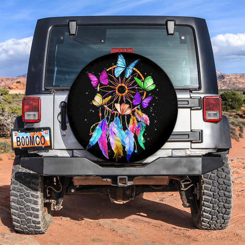 Butterfly Dream Catcher Jeep Car Spare Tire Covers T For Campers