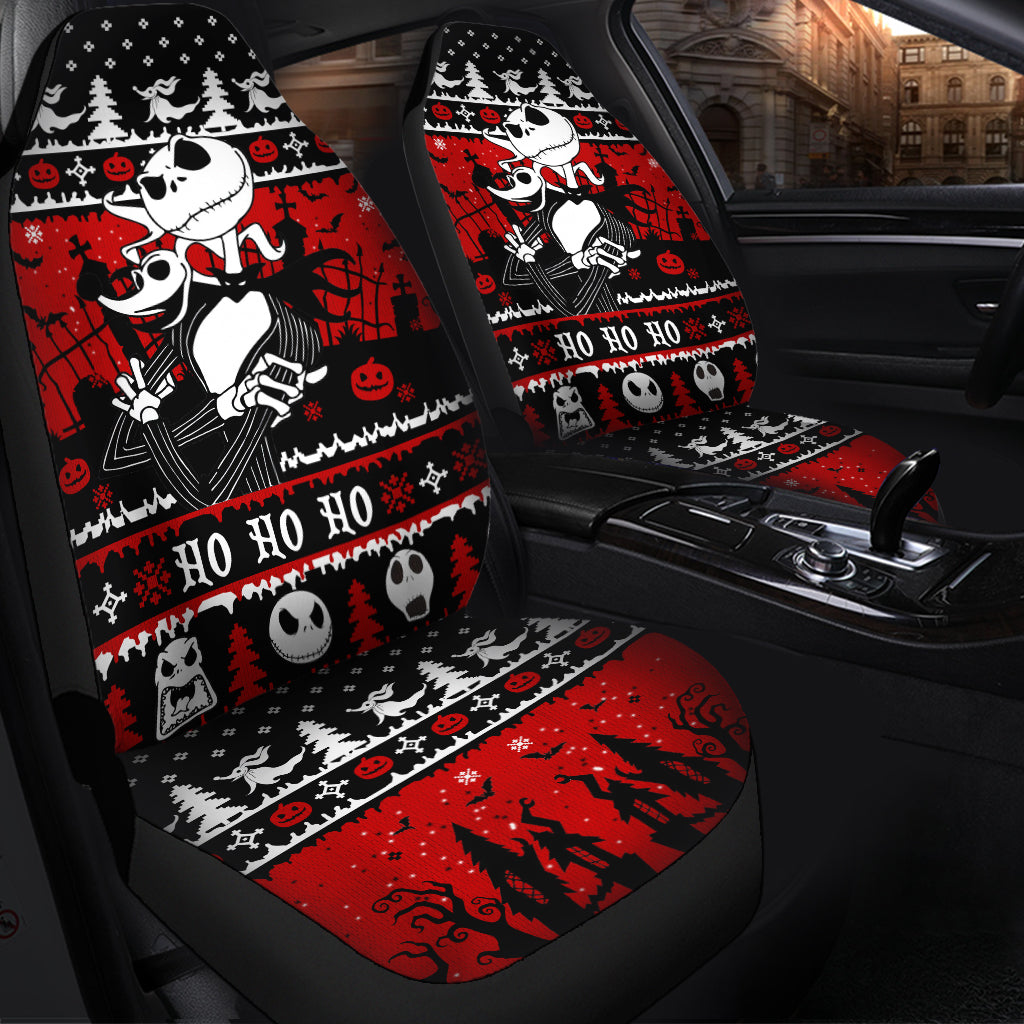 Christmas Jack Nightmare Before Christmas Style Premium Custom Car Seat Covers Decor Protectors Nearkii