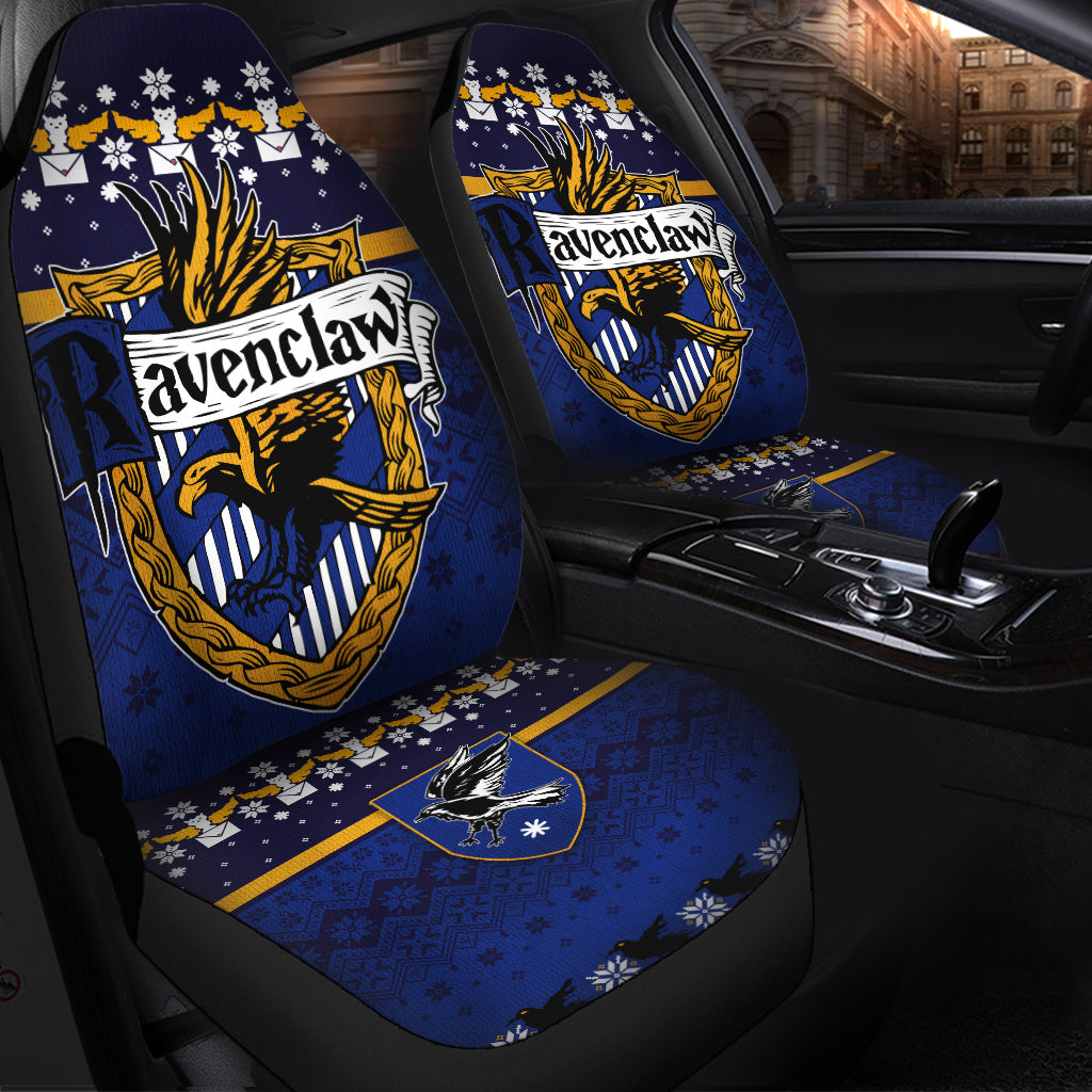 Christmas Harry Potter Ravenclaw Premium Custom Car Seat Covers Decor Protectors Nearkii