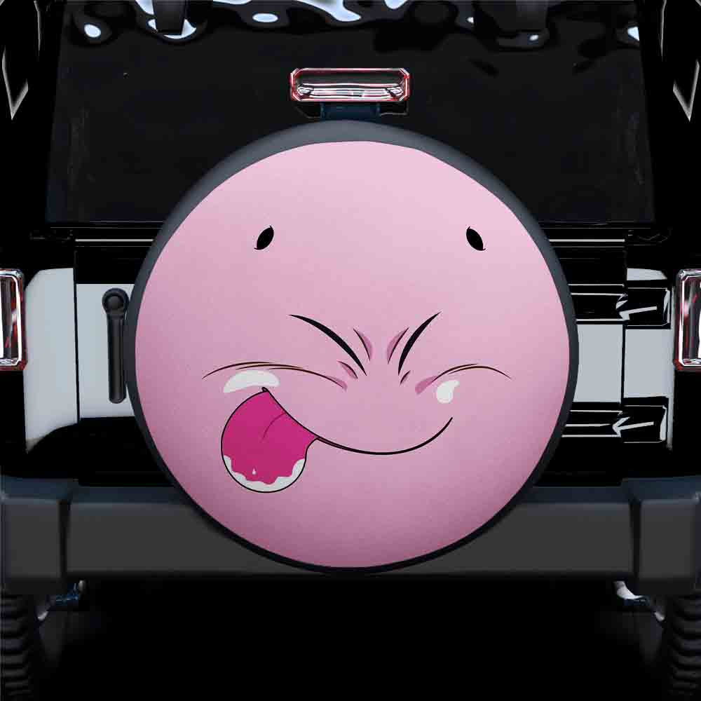 Fat Majin Buu Dragon Ball Anime Jeep Car Spare Tire Covers Gift For Campers Nearkii