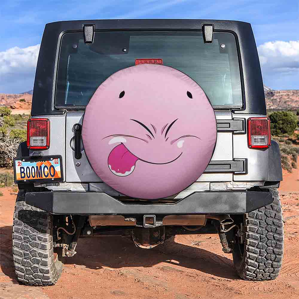 Fat Majin Buu Dragon Ball Anime Jeep Car Spare Tire Covers Gift For Campers Nearkii