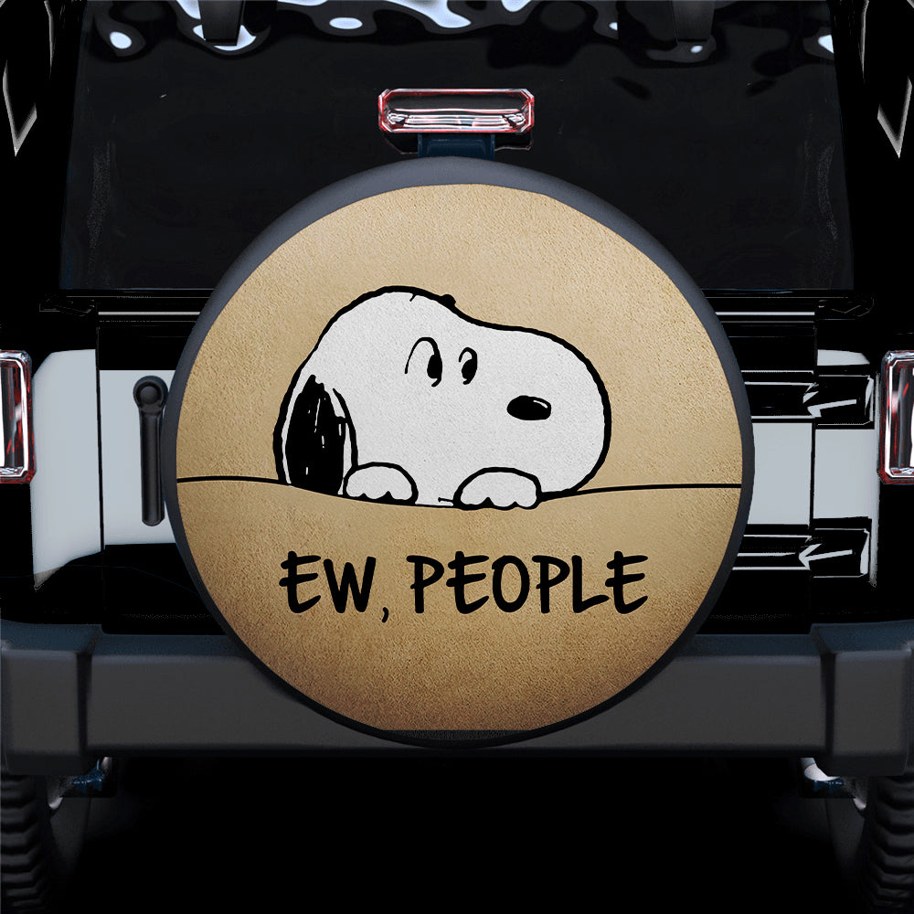 Snoopy Ew People Funny Jeep Car Spare Tire Covers Gift For Campers Nearkii